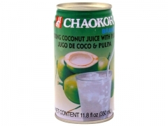 Chaokoh* (S) COCONUT JUICE w/PULP 24*11.8 fl oz