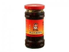 LKM* HOT CHILI SAUCE < Triple Spice > in JAR 24*9.88z