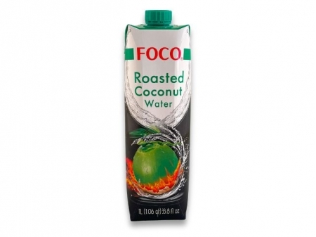 Foco* < L > UHT < ROASTED > coconut water 12*33.8 fl oz