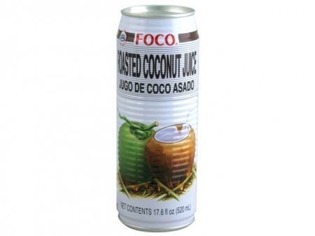 Foco* < L > ROASTED COCONUT JUICE w/MEAT 24*17.6 fl oz