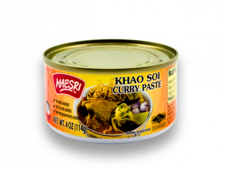 Maesri* < CAN > KHAO SOI CURRY PASTE 48*4z