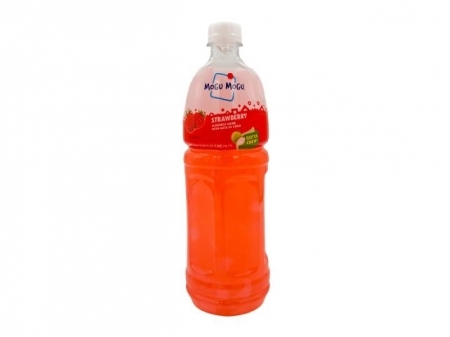 Mogu Mogu* (L) NATA DE COCO DRINK - STRAWBERRY 12*33.80 fl oz