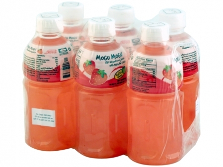 Mogu Mogu* < Strawberry > DRINK 4*6*10.82 fl oz