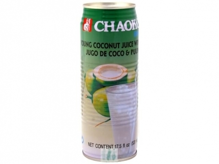 Chaokoh* (L) COCONUT JUICE w/PULP 24*17.5 fl oz
