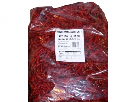FW*FRZN (10 Kg) No Stem Red Chili 1*22lbs