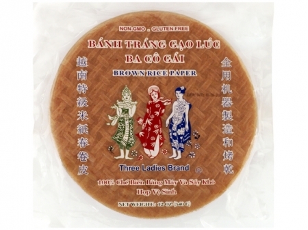 3ladies* < BROWN > RICE PAPER 36*12z