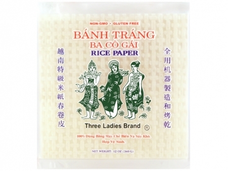3ladies* MACHINE < SQUARE 22CM > RICE PAPER 44*12z