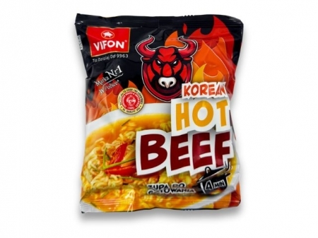 Vifon* "KOREAN" HOT BEEF NOODLES 3*20*3.7 oz