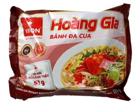 Vifon* "BANH DA CUA" BROWN RICE NOODLE W/ CRAB 18*4.2 oz