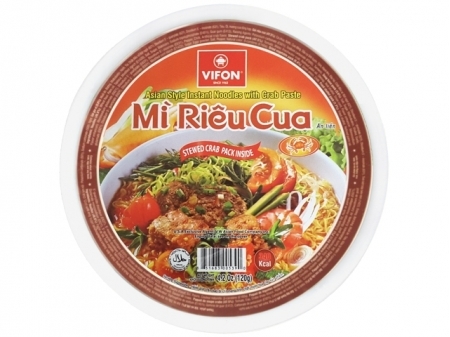 Vifon* (BOWL) NOODLE - CRAB PASTE 6*6*4.2z