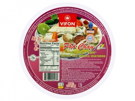 Vifon* (BOWL) PHO VEGETARIAN 3*12*2.4z