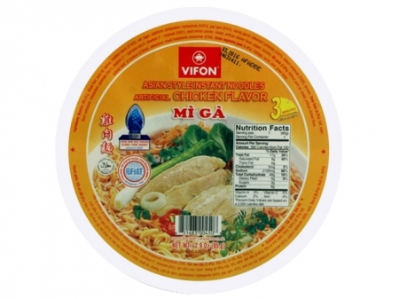 Vifon* (BOWL) NOODLE CHICKEN FLAVOR 3*12*2.9z
