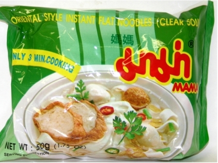 Mama* Flat Noodle - Clear Soup 6*30bgs