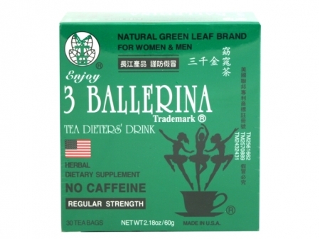 3 Ballerina* DIETERS TEA 24 BOXES * 30 BAGS