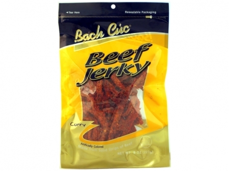 Bach Cuc* BEEF JERKY (CURRY W/CHILI) STRIP 20*8z