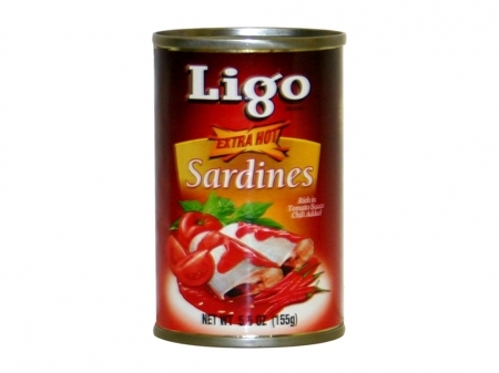Ligo* (S) Extra Hot Sardine 100*5.5z