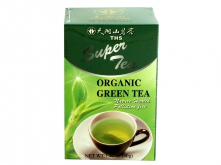 TianHuShan* < Organic > GREEN tea bag 24*1.41z