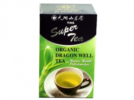 TianHuShan* < Organic > DRAGON WELL tea bag 24*1.41z