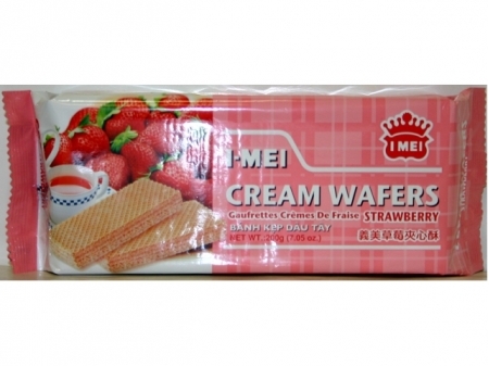 I-MEI* Strawberry Cream Wafer 24*7.05z