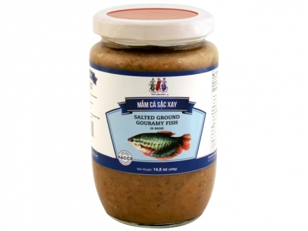 TL* SALTED GROUND GOURAMY FISH in BRINE 24*15z