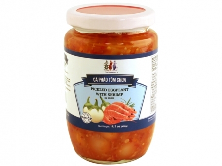 TL* PICKLED EGGPLANT w/ SHRIMP in BRINE 24*14.1z