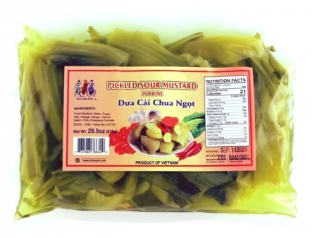 TL* PICKLED MUSTARD GREEN in BRINE 24bgs*28.5z