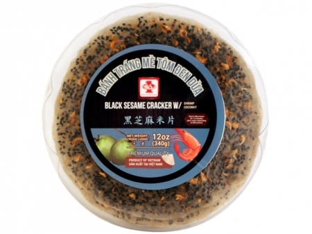 FW* COCONUT SHRIMP SESAME CRACKER - Black 24*12 oz