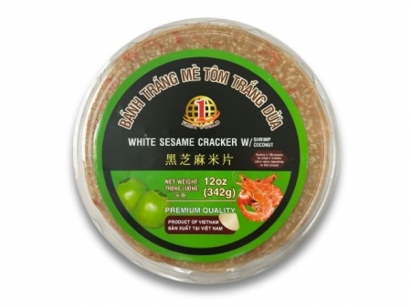 FW* COCONUT SHRIMP SESAME CRACKER - White 24*12 oz