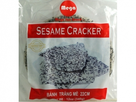 Mega* BLACK < 22cm > SESAME CRACKER 24*12z