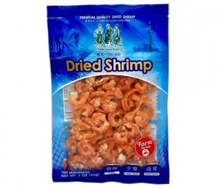 3Ladies* Frz Dried Shrimp < M > 30*3oz