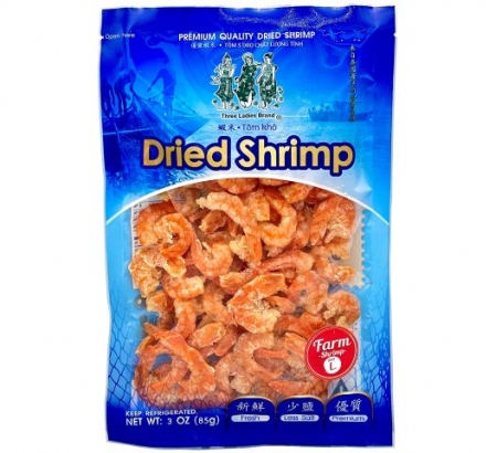3Ladies* Frz Dried Shrimp < L > 30*3oz
