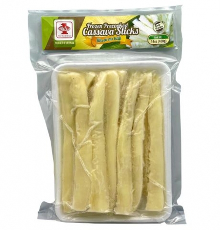 FW* Frz Precooked Cassava Stick < Khoai Mi Hap > 30*14oz